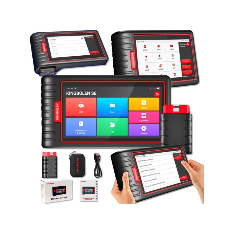 KINGBOLEN S6- TESTER DIAGNOSTYCZNY BEZTERMINOWE AKTUALIZACJE